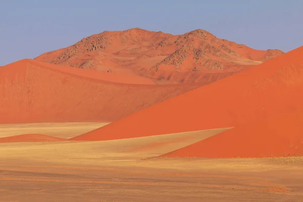 著名的沙丘45 纳米比亚纳米布 瑙克罗夫特国家公园内的纳米布沙漠南部 — 图库照片