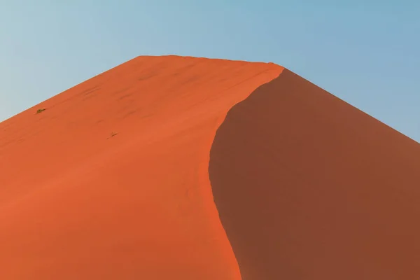位于纳米比亚纳米布 瑙克罗夫特国家公园纳米布沙漠南部的沙丘 美丽的日出 — 图库照片