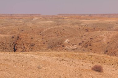 Namib Çölü manzarası. Namib Naukluft Ulusal Parkı. Afrika 'da macera ve keşif. Namibya.