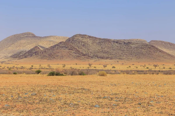 Άποψη Της Ερήμου Ναμίμπ Εθνικό Πάρκο Ναμίμπ Νάκλαφτ Περιπέτεια Και — Φωτογραφία Αρχείου