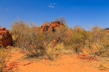 Waterberg Plateau National Park, Kalahari, Otjiwarongo, Namibia, Africa. Beautiful african landscape.