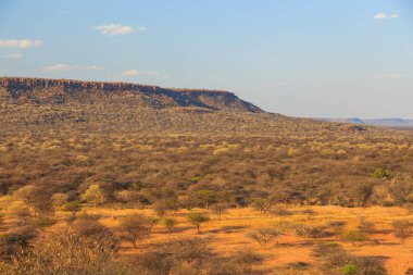Waterberg Plateau National Park, Kalahari, Otjiwarongo, Namibia, Africa. Beautiful african landscape. Rock formation.