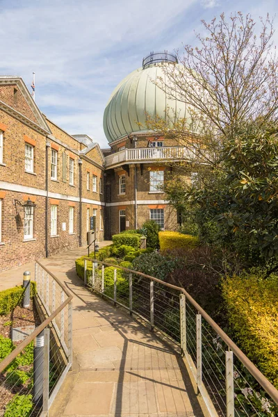 stock image UK, London - 05 April 2019: Royal Observatory, Greenwich, situated on a hill in Greenwich Park in south east London.