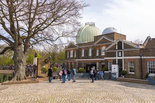 Великобритания Лондон Апреля 2019 Года Королевская Обсерватория Гринвич Расположена Холме — стоковое фото