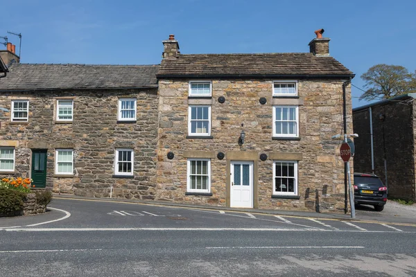 Sedbergh Yorkshire April 2019 Facade Building Village Sedbergh Sunny Spring — Stock Photo, Image