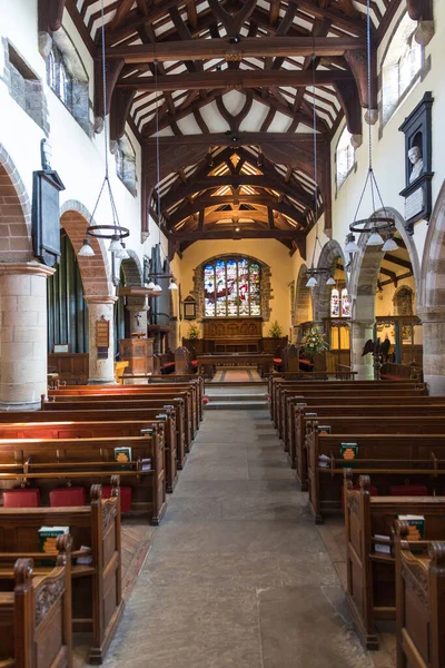 Sedbergh Yorkshire Dales Velká Británie Dubna 2019 Interiér Kostela Ondřeje — Stock fotografie