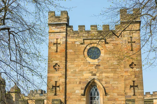 Entrance Durham University Durham Castle Durham Castle Part University College — Stock Photo, Image