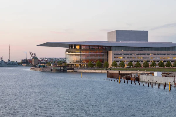 stock image Denmark, Copenhagen - 15 May 2019: View of the Copenhagen Opera House. The national opera house of Denmark, the most modern opera houses in the world.