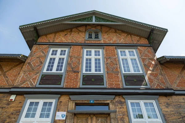 Zulawki Zulawy Polonia Giugno 2019 Edifici Tradizionali Architettura Contadina Zulawy — Foto Stock
