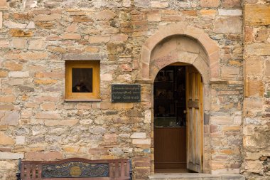 Vank, Nagorno-Karabakh, Azerbaijan - 04 September 2019: The 13-th century Gandzasar Monastery near Vank. clipart