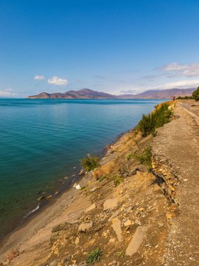 View of the the largest body of water in both Armenia and the Caucasus region. clipart