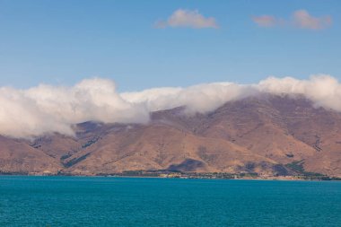 View of the the largest body of water in both Armenia and the Caucasus region. clipart