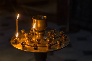 Tiflis, Gürcistan - 06 Eylül 2019. Gürcistan 'ın başkenti Tiflis' te yer alan Gürcü Ortodoks katedrali Dormition 'un Sioni Katedrali..