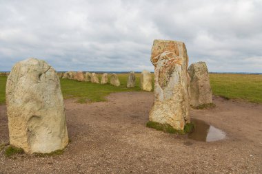 Ales Stenar Taş Çemberi, İsveç 'in güneyindeki İskandinavya' da Megalitik Anıt.