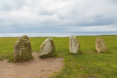 Ales Stenar Taş Çemberi, İsveç 'in güneyindeki İskandinavya' da Megalitik Anıt.