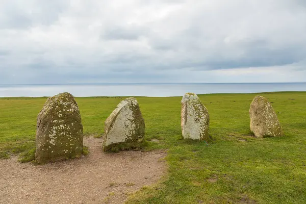 Ales Stenar Taş Çemberi, İsveç 'in güneyindeki İskandinavya' da Megalitik Anıt.