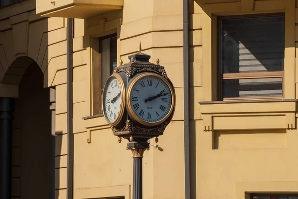 Georgia Tbilisi October 2022 Street Clock Tbilisi — Stock Photo, Image