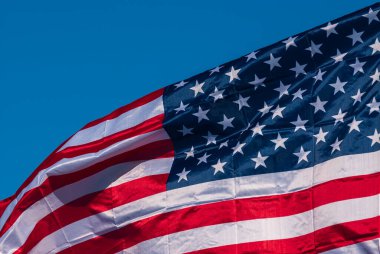 Anma Günü için Amerikan bayrağı, 4 Temmuz, Bağımsızlık Günü, Kutlama Konsepti.