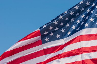 Anma Günü için Amerikan bayrağı, 4 Temmuz, Bağımsızlık Günü, Kutlama Konsepti.
