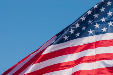 Anma Günü için Amerikan bayrağı, 4 Temmuz, Bağımsızlık Günü, Kutlama Konsepti.