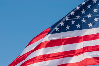 Anma Günü için Amerikan bayrağı, 4 Temmuz, Bağımsızlık Günü, Kutlama Konsepti.