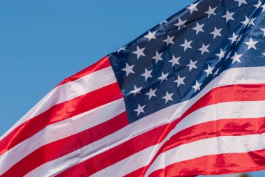 Anma Günü için Amerikan bayrağı, 4 Temmuz, Bağımsızlık Günü, Kutlama Konsepti.