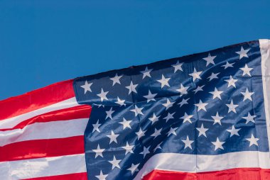 Anma Günü için Amerikan bayrağı, 4 Temmuz, Bağımsızlık Günü, Kutlama Konsepti.