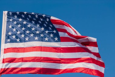 Anma Günü için Amerikan bayrağı, 4 Temmuz, Bağımsızlık Günü, Kutlama Konsepti.