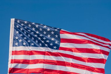 Anma Günü için Amerikan bayrağı, 4 Temmuz, Bağımsızlık Günü, Kutlama Konsepti.