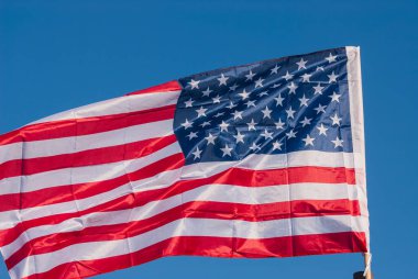 Anma Günü için Amerikan bayrağı, 4 Temmuz, Bağımsızlık Günü, Kutlama Konsepti.