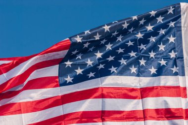 Anma Günü için Amerikan bayrağı, 4 Temmuz, Bağımsızlık Günü, Kutlama Konsepti.