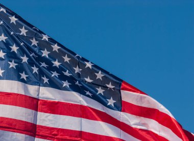 Anma Günü için Amerikan bayrağı, 4 Temmuz, Bağımsızlık Günü, Kutlama Konsepti.