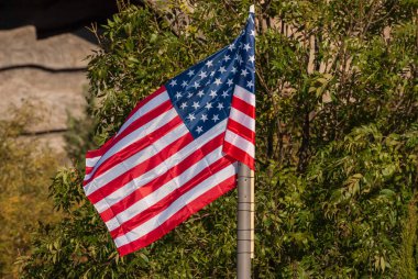 Anma Günü için Amerikan bayrağı, 4 Temmuz, Bağımsızlık Günü, Kutlama Konsepti.
