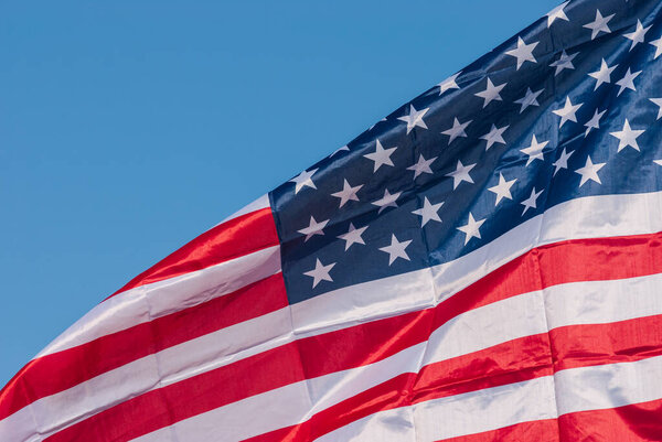 American flag for Memorial Day, 4th of July, Independence Day, Celebration Concept.