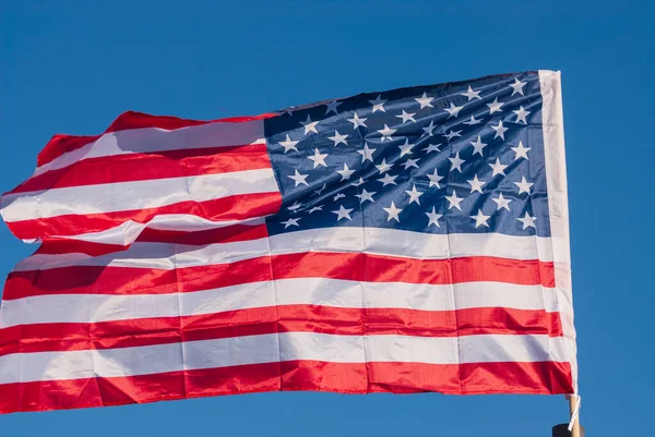 Американський Прапор День Пам Яті Липня День Незалежності Святкування Концепції — стокове фото