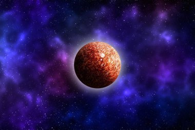 Gezegenler ve galaksiler, bilim kurgu duvar kağıtları. Derin uzayın güzelliği. Evrendeki milyarlarca galaksi kozmik sanat arka planında. 3B illüstrasyon.