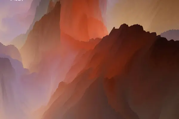 Magische Wereld Kleurrijke Abstracte Fantasieachtergrond Surrealistisch Dromerig Landschap Illustratie — Stockfoto