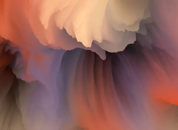 Magiczny Świat Kolorowe Abstrakcyjne Tło Fantazji Surrealistyczny Krajobraz Marzeń Ilustracja Obraz Stockowy
