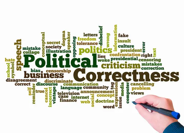 Word Cloud Political Correctness Concept Create Text Only — 스톡 사진