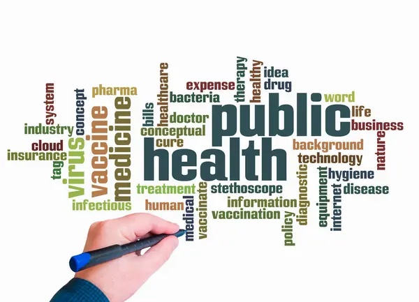 Word Cloud with PUBLIC HEALTH concept create with text only.