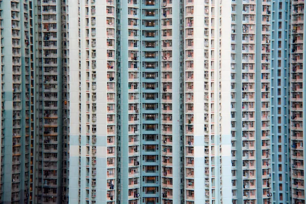 Vista Dos Edifícios Hong Kong Foto Alta Qualidade — Fotografia de Stock