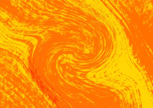 Oranje Grafische Kleur Patches Penseelstreken Effect Achtergrondontwerpen Element — Stockfoto