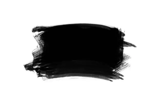 Fekete Grafikus Színes Foltok Ecset Stroke Hatás Háttér Tervez Elem Stock Kép