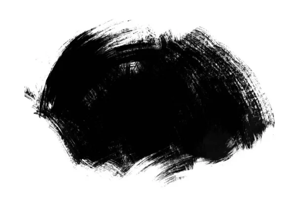 Fekete Grafikus Színes Foltok Ecset Stroke Hatás Háttér Tervez Elem Stock Kép