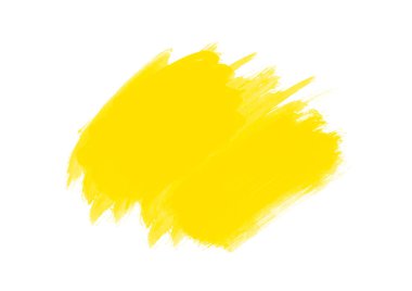 Sarı renk arkaplan fırçası tasarımı vuruşları arka plan tasarım elementini etkiler