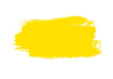 Sarı renk arkaplan fırçası tasarımı vuruşları arka plan tasarım elementini etkiler