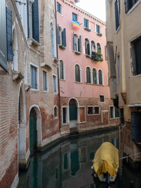 View Canal Venice Italy Tourism Concept — Foto de Stock
