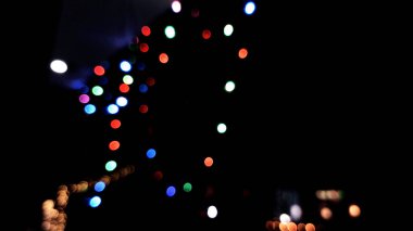 Diwali ve Yeni Yıl 'da çok renkli gece lambası kitap efektinin bir resmi