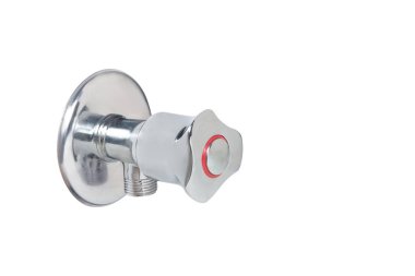 Krom kaplamalı Duvar Açı vanası Dayanıklı Banyo ve Su Kontrol Mutfak Tesisatı. Bu krom kaplamalı, duvara monte edilmiş, banyo ve mutfaklardaki su kontrolü için tasarlanmış..