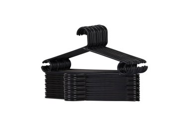 Siyah Plastik Elbise Askıları - Düzenli, Yer Kurtarma, Düzenli Gardırop Tasarımı Yok